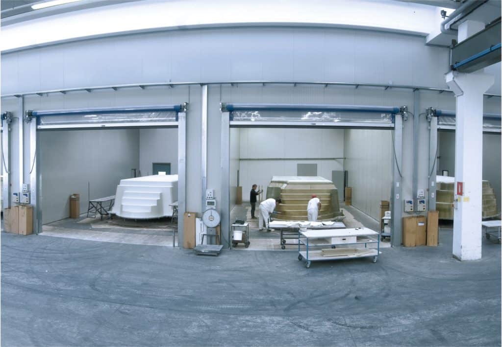 Polyfaser polyester zwembad productie - Rhodos.nl